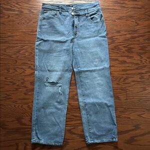 ⭐️Fashion Nova Blue Boyfriend Denim